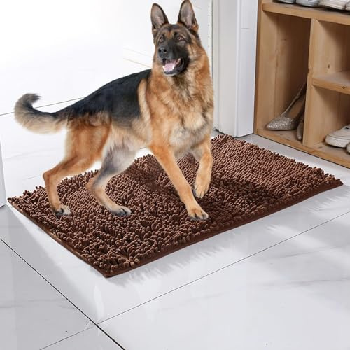 Alfombra for puerta de perro ultra absorbente for patas embarradas, alfombra for perros, patas y zapatos mojados, alfombrilla for puerta interior, alfombrilla for atrapar suciedad, alfombra for perro,
