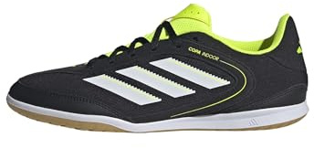 adidas Unisex COPA Indoor Court Club Indoor Football Boots, core Black/FTWR White/Lucid Lemon, 43 1/3 EU