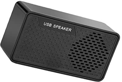 SHINEOFI Usb Soundbar Speaker Mini Portable Subwoofer for Laptop and Desktop Pc, Usb Powered Surround Sound Bar Compatible Dc5.0v, Compact Black Design for Travel and Office Use