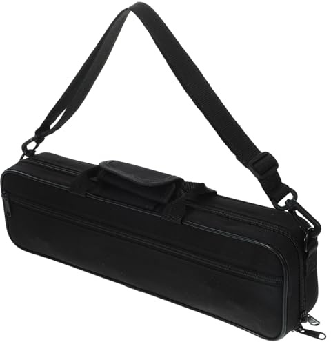 MOTHNUR Bolsa para Flauta de Tejido Oxford Tamaño Compacto Color Negro Contenedor Resistente para Transportar Instrumentos Musicales Estuche Práctico para Uso Exterior y