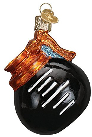 Old World Christmas Coffee Pot Glass Blown Ornament for Christmas Tree, Handcrafted Holiday Decoration, Coffee Collection