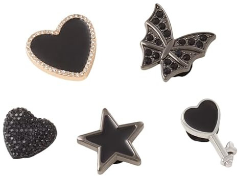 Crocs Confezione da 5 ciondoli per scarpe, unisex, colore: Multicolore, multicolore, taglia unica