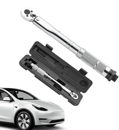 1/4-Inch Drive Click Torque Wrench | 48-216In.Lb/5-25Nm Click Torque Wrench Adjustable Design | Professional Drive Torque Wrench High Precision for Bicycles Scope Mounting Gunsmithing
