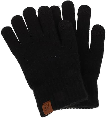 GALPADA Warme Winterhandschuhe Für Damen Und Herren Winddicht Touchscreen-kompatibilität Für Outdoor-aktivitäten Bei Kaltem Wetter Schwarz