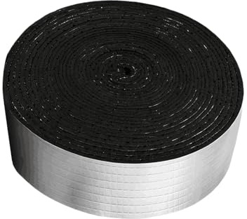 Isoleringsskum för vattenrör – 10 meter självhäftande rörisoleringsmaterial, 5 cm brett | tjockt isoleringsband för yttre rör och värmerör, köldbeständigt frostskydd för vinter, gratis Zus