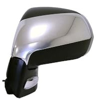 ALKAR 6161865 Rétroviseur extérieur chauffant Rabattable électriquement convexe avec éclairage périphérique gauche Compatible avec PEUGEOT 3008 I 0U 5008 I 0U, 0E