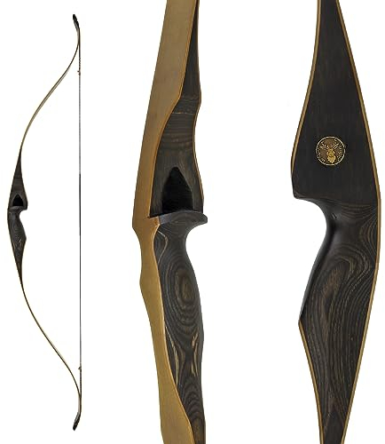 Jackalope Moonstick Carbon - 50 Zoll - 20-50 lbs - One Piece Recurvebogen (35 lbs, Rechtshand)