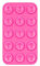 Soporte Adhesivo con Ventosa de Silicona de Doble Cara, Compatible con Fundas de móviles iPhone y Android (Rosa)