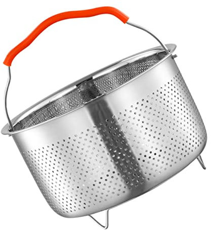 LIFKOME Reisdampfer aus Edelstahl Dampftöpfe zum Kochen Dampfgareinsatz für Suppentopf pfannenwender Dampftopf Korb für Reiskocher Dampfgestell für Topf Reis Kocher Lebensmittel Eierkorb