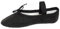 Ballet Shoes Leather Ballet Flats Ballerina Shoes Black Ballet Gymnatic Yoga Dance Shoes (4 UK)