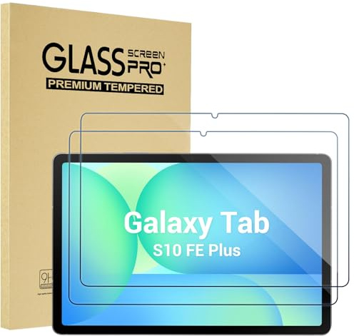 ProCase 2 Pack Screen Protector for Galaxy Tab S10 FE Plus 2025 13.1, Hardness Tempered Glass Screen Film Guard for Tablet S10 FE+ SM-X620 13.1 Inch