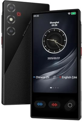 Språköversättare S35 148 språk Smart AI-röstöversättning 18 offline, Flera funktioner