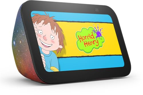 Echo Show 5 Kids (Newest gen) | Smart Display | With 1 year of Amazon Kids+ content | Galaxy, with Alexa+ Early Access
