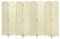 Room Divider 8 Panel Wall Partition Privacy Screen Area Separator Foldable (8Panel-Beige)