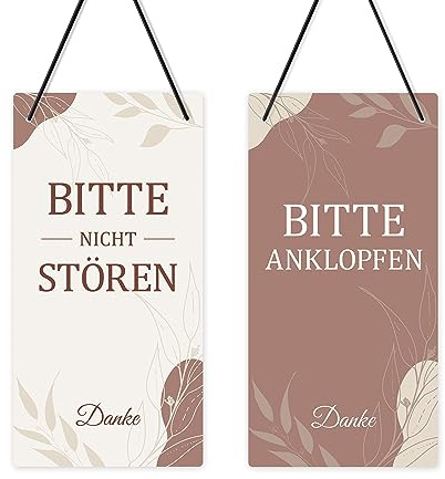 Putuo Decor In Session-Schild für Therapeuten, Türschild „Bitte Nicht stören“, „Willkommen, Bitte klopfen“ für Büro, Klinik, Behandlung, 25,4 x 12,7 cm großes, doppelseitiges PVC-Schild