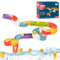 Sigowal 34Pcs Bath Toys for 3 Year Olds Duck Slide Bath Toy Toddler Bath Toys Bath Track Game Shower Water Toys with Suction Cups Baby Bathtub Toys for Kids 3 4 5 6 Year Olds Boys Girls Gift