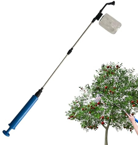 TQEBWUS Espolvoreadores de Jardín para Polvo | Espolvoreador de Polvo de Tierra | Telescópico Rápido 250 ml Dispensador de Herramientas para Tomates al Aire Libre Invernaderos de Verduras Pimientos