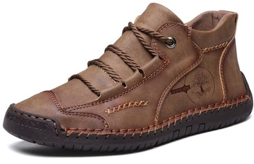 Zapatos Hombres Azul 45 Zapatos casuales tradicionales para hombre. Botas de conducción de gama alta hechas a mano para viajes al aire libre. Food Locker 11 Zapatos de hombre, caqui, 41 EU