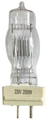 Quartz Spotlight Tungsten Filament Lamp 230V2000W Searchlight Photography Stage Light Super Bright Halogen