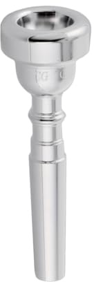 Coppergate 7C Trumpet Mouthpiece by Gear4music | Excellent for beginners, silverplate luxurious finish, brilliant clear sound, quality brass construction