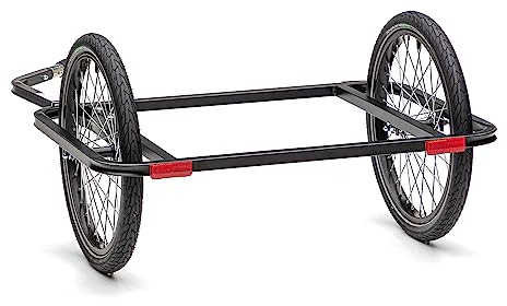 ROLAND Fahrradanhänger Cargo KIT, für Lasten, Reisen, Hunde, mit Tiefdeichsel, Kupplung, Stahl