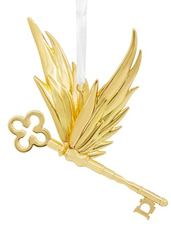 Hallmark Geflügelter Schlüssel Premium Metall Ornament Harry Potter und der Stein der Weisen Harry Potter Baumschmuck Weihnachten Hängende Ornament Geschenke für Weihnachten
