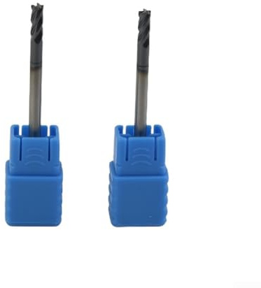 Set di frese in carburo di tungsteno, 4 scanalature, gambo da 3 mm, perfetto per acciaio al carbonio