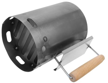 PAMINGONO Outdoor Grill Chimney Starter Heat Protection Capacity for Easy Ignition