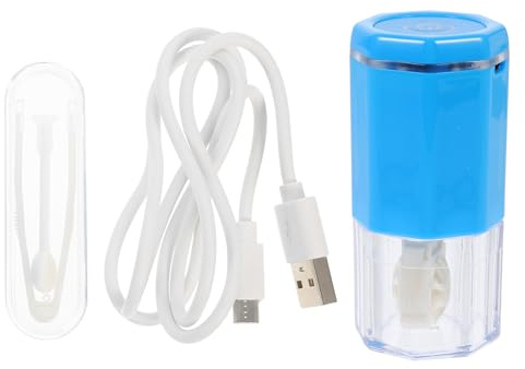 TOYANDONA Portable Electric Rotary Contacts Lenses Cleaner Lightweight and Safe Lens Washing Machine for Soft and Hard Contact Lenses USB Rechargeable Quick and Convenient Daily Lens
