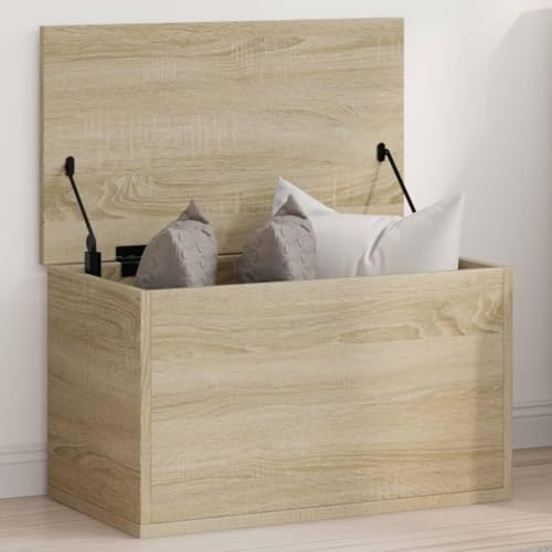 Frdhee Baúl de Almacenamiento para Dormitorio y Salón, Caja Organizadora Resistente, Baúl Baúl Bajo Cama para Ropa, Zapatos y Accesorios 60x35x35 cm