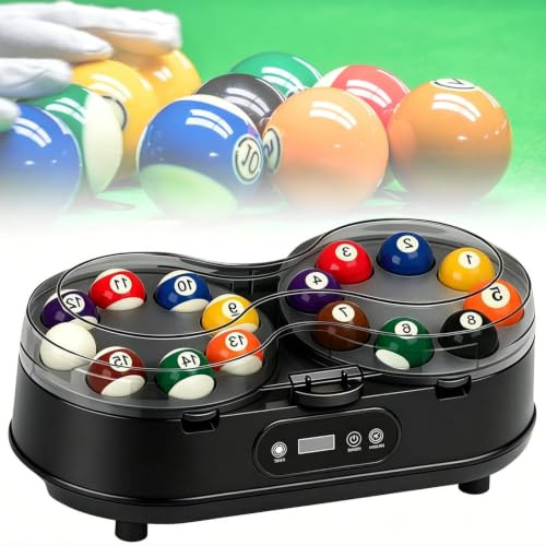 Glowdora Pulitore per Palle da Biliardo e Snooker, pulitore per Palle da Snooker Black