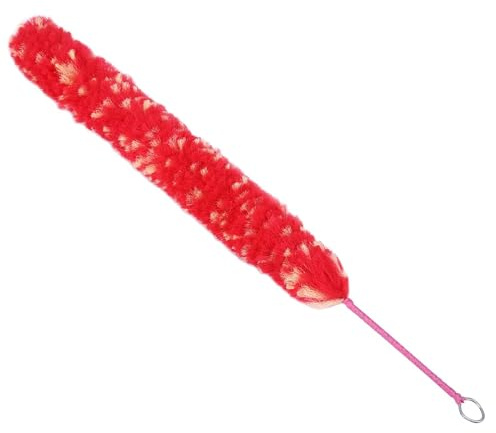 Bnineteenteam Flute Cleaning Brush, Nylon Practical Flute Cleaning Swab Brush Moisture Cleaner Music Instrument Parts Red