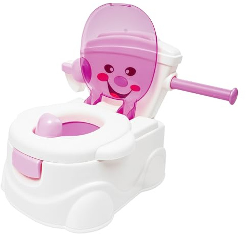 MINRS Orinal para niños, inodoro infantil realista, con soporte de papel, mango antideslizante, inodoro de entrenamiento de Potty para bebés, orinal para niños pequeños