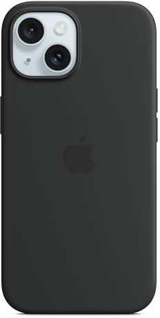 Apple iPhone 15 Silicone Case with MagSafe - Black ​​​​​​​