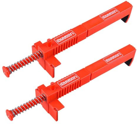 2 Pièces Extracteur de açonnerie, Résistant à L'usure et Antidérapant, Facile à Utiliser, L'extracteur de Maçonnerie Peut Etre Fixé Dans une Plage de 20-24cm, pour le Bâtiment, la Maçonnerie (rouge)