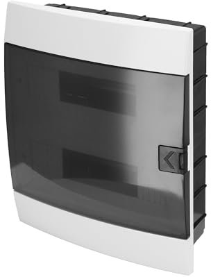 Coffret de Distribution Encastré 2 Rangée pour 24 Modules 112,5x286x340,5 mm IP40 - Blanc Boîtier Électrique en ABS - Coffret Électrique pour Installations Intérieures - Horoz Electric