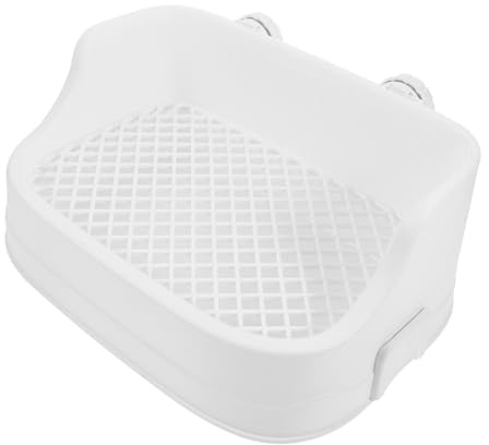 DIKACA Toilette per Conigli e Roditori con Vassoio Rimovibile Vasino Addestramento Animali Come Criceti Porcellini Dindia e Cincillà Design e Antiscivolo per Gabbie e Pavimenti