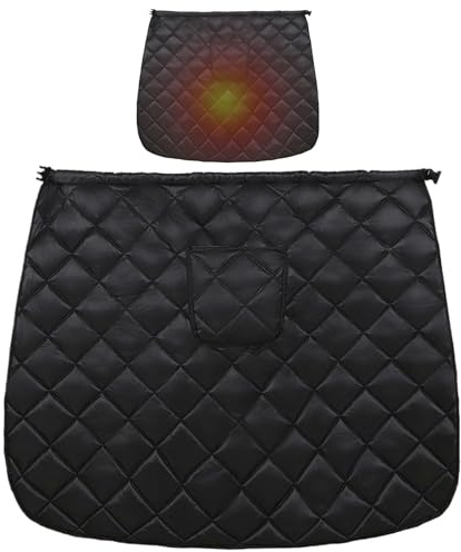 Copri Grembiule Per Scooter – Cotone PVC 75x130 Cm | Coprigambe Per Scooter | Coperture Antipioggia Termiche Per Le Gambe Della Moto Per Protezione Dalla Guida, Uso Antivento E Antipioggia Negli Spost