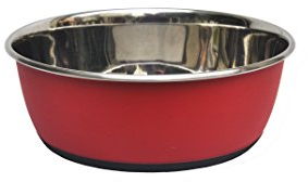 TYROL BOL ROUGE MAT INOX 16CM - 950ML