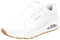 Skechers Herren Uno Stand On Air Sneaker, White Durabuck Trim, 46 EU