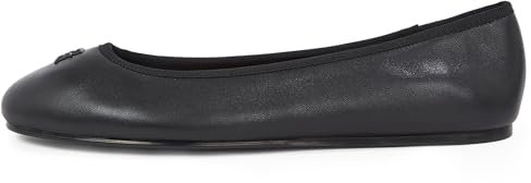 Tommy Hilfiger Damen Ballerinas Hardware aus Leder, Schwarz (Black), 38
