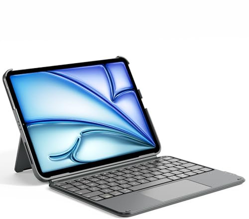 Inateck Keyboard Case for iPad A16 11th Gen 2025 11 inch/10th Gen 2022 10.9 inch, Ultralight Keyboard with Touchpad for iPad Air 11 inch M3 2025/M2 2024, Air 5/4, Pro 11 4/3/2/1, Detachable, KB04122