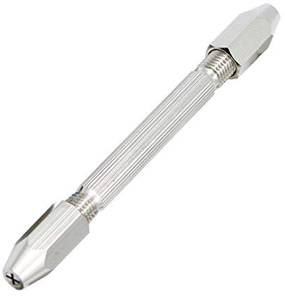 Perceuse À Main À Double Extrémité 0-3.1mm Vrille Manuelle Étau À Broche À Double Extrémité Outil Perçage Manuel Pour Percer Le Bois