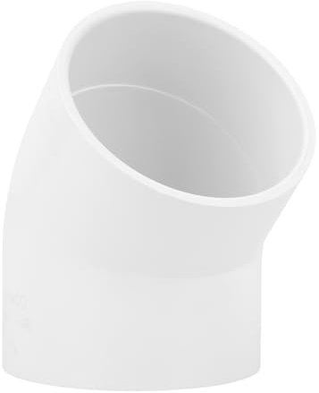 Lswteiz 4 Zoll 45 Grad PVC-Winkelrohrverschraubung Stecker (Buchse x Buchse) Möbelbauqualität SCH40 10,2 cm 45 Grad Winkel PVC Eckadapter für Hauskanalisation Sanitär-Wasserleitung