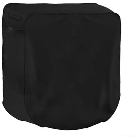 Ieron Gartenschlauchtrommel-Schutz, Oxford-Gewebe, einziehbare Schlauchtrommel-Abdeckung für den Außenbereich, wasserdicht und staubdicht, Gartenschlauch-Zubehör, 420D, Schwarz