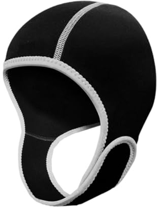 CRDARAAV Cuffia per immersioni subacquee da 3 mm, in neoprene, impermeabile, elastica, protezione per le orecchie