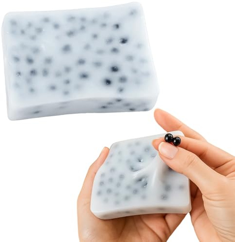 Pimple Popping Toy, 2 Pack Stress Relief Sensory Fidget Toys for Adults and Kids, Soft TPR Material Pimple Popper Toy for Anxiety Relief, Office Desk and Travel