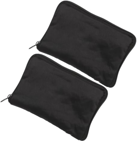 COOPHYA Bolsa de Almacenamiento para Medidor de Presión y Oxígeno Negra, Resistente al Agua y Portátil, 2 Piezas, Adecuado para Viaje y Uso en Movimiento
