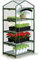 PLONOS multi-year, lockable greenhouse for balcony, with 4 shelves, large