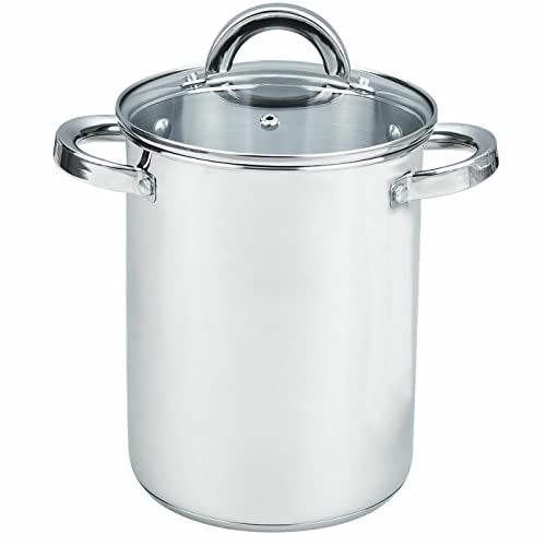 konighoffer Asparagus Pot 4l Stainless Steel Polished Tall Design Asparagus Steamer Pasta Cooker